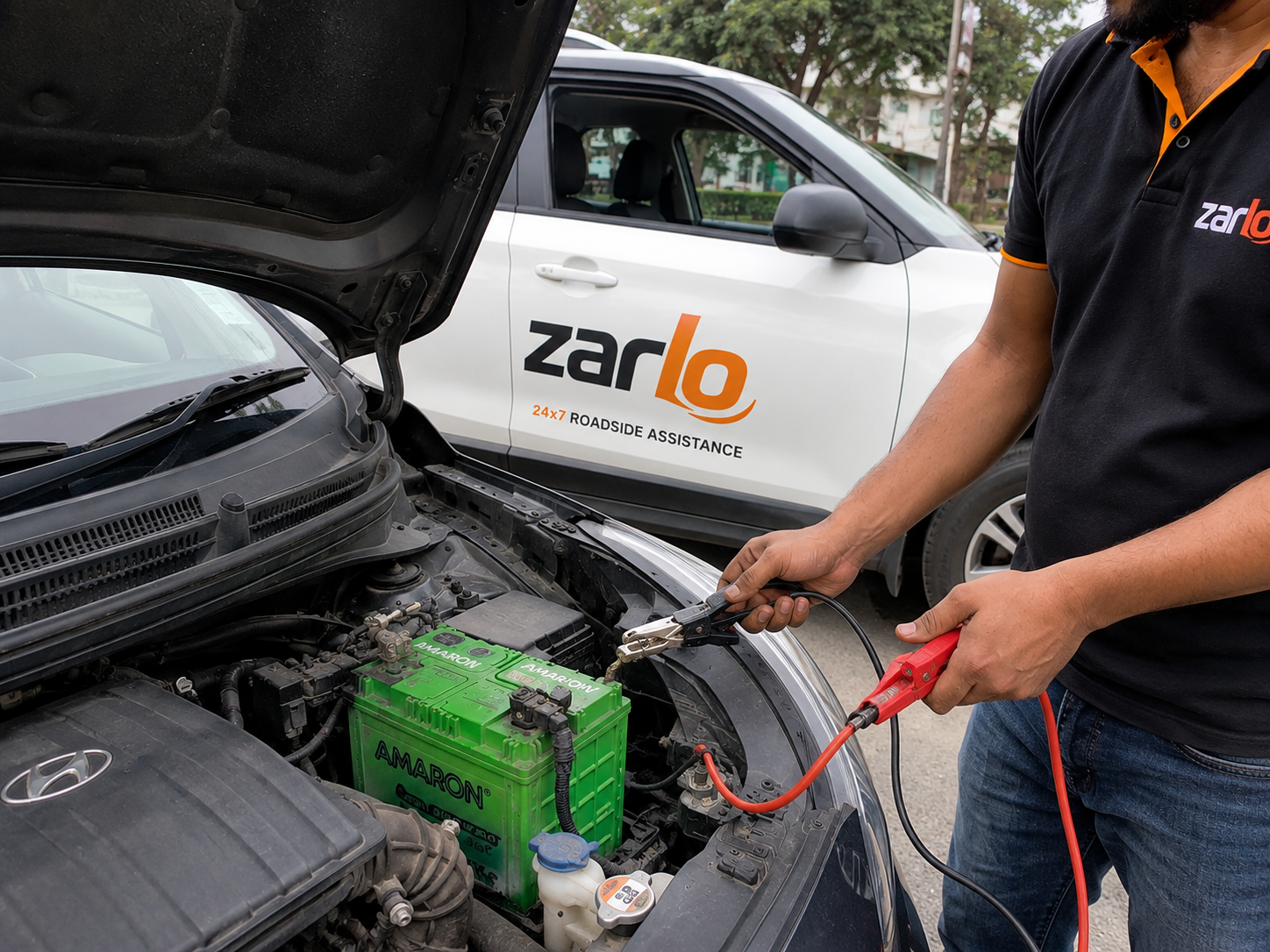 Dead Battery Jump Start