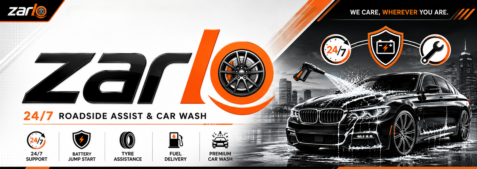 Zarlo 24/7 Roadside Assistance & Car Wash